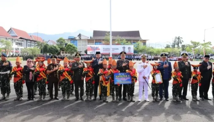 Hari Kesaktian Pancasila di Padang, Polisi Cilik Bikin Meriah Upacara