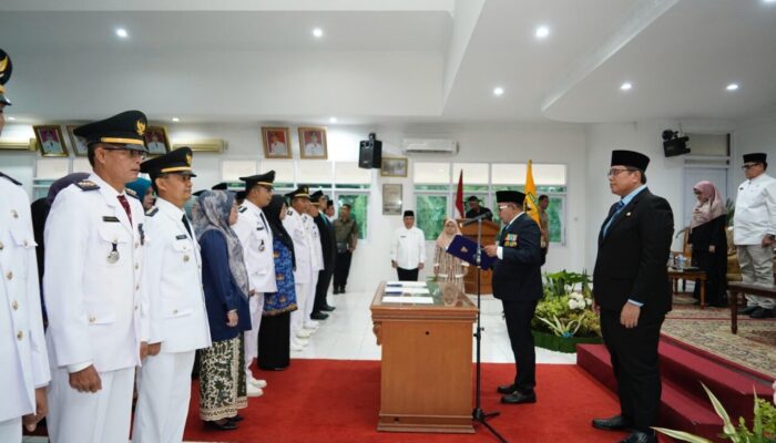 Bupati Eka Putra Lantik 38 Pejabat Manejerial, Dorong ASN Bangun Sinergi dan Inovasi