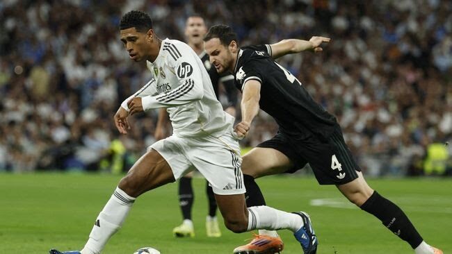 Bellingham Antar Real Madrid Raih Kemenangan Tipis atas Juventus. (Foto: REUTERS/Susana Vera)