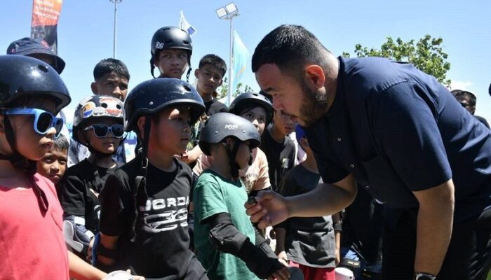 Pesona Skaters Cilik Curi Hati Walikota, Semangat Baru Padang Skateland 2025