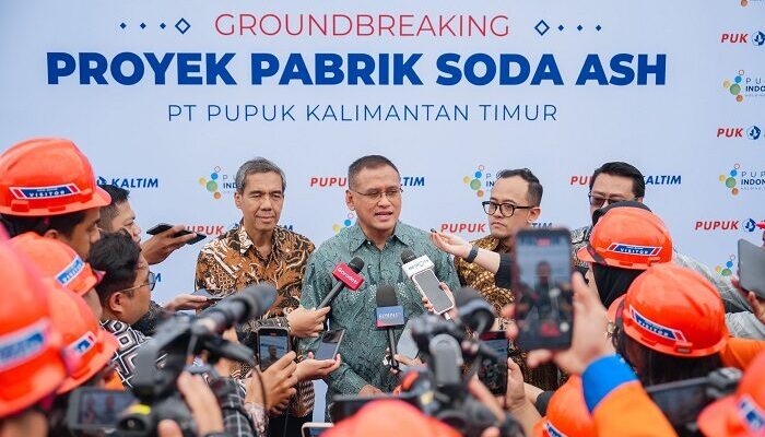 Pupuk Kaltim dan Rekind Mulai Pembangunan Pabrik Soda Ash Pertama di Indonesia