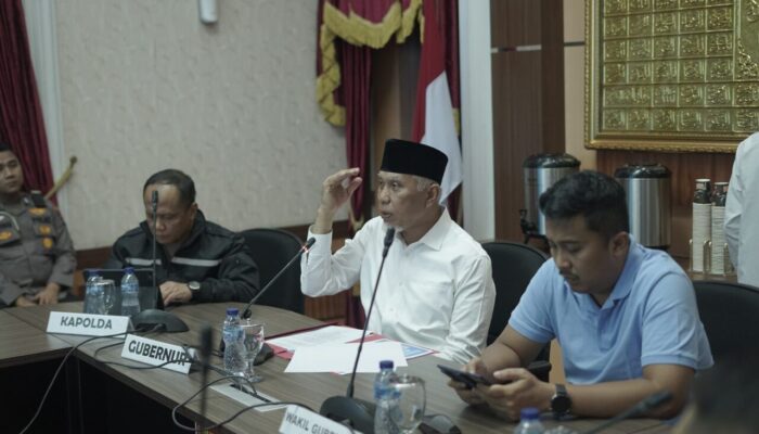 Gubernur Sumbar dan Forkopimda Sepakat Percepat Penanganan Bencana