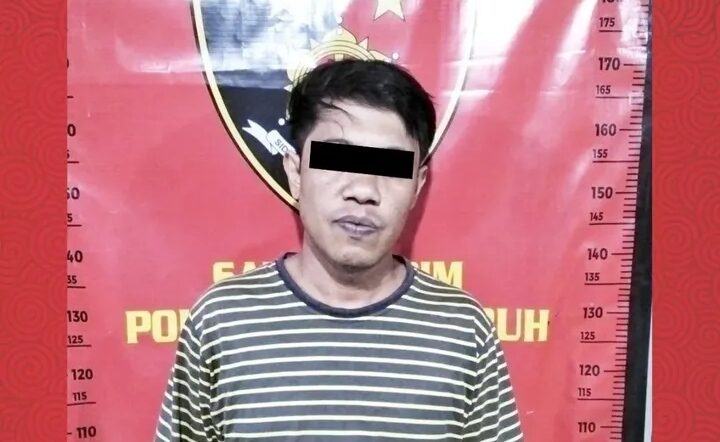 Pelaku Pencurian kompresor. (dok.polrespayakumbuh)