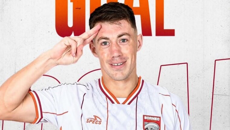 Penyerang Borneo FC, Mariano Peralta.(ist)