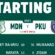 Ini Starting XI PSMS vs PSPS di Stadion Utama Sumut Deli Serdang.(ist)