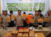 Polisi Gerebek Pick-up Pembawa 27 Paket Ganja di Tanah Datar, Tiga Pria Dibekuk