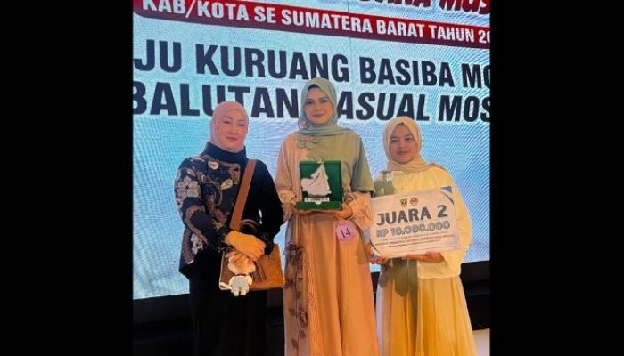 Desainer Muda Padang Panjang Miftahul Rizki Raih Juara II Tingkat Sumbar