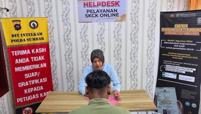 Pemohon SKCK Apresiasi Proses Cepat dan Nyaman di Polda Sumbar