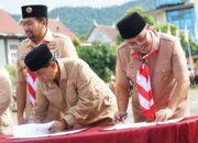 Perkuat Integritas Demokrasi, Bawaslu Sumbar dan Kwarda Pramuka Teken MoU