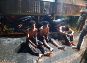 Operasi Gabungan Kota Padang Amankan Enam Remaja dan Senjata Tajam