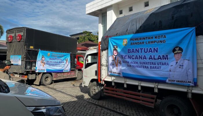 Pemko Bandar Lampung Kirim Bantuan Rp200 Juta untuk Korban Banjir Padang
