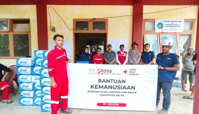 EDCPBI Salurkan Bantuan Korban Banjir Solok via PMI