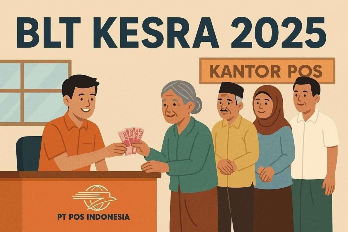Ilustrasi pengambilan BLT Kesra 2025 di Kantor Pos (Foto: Freepik)