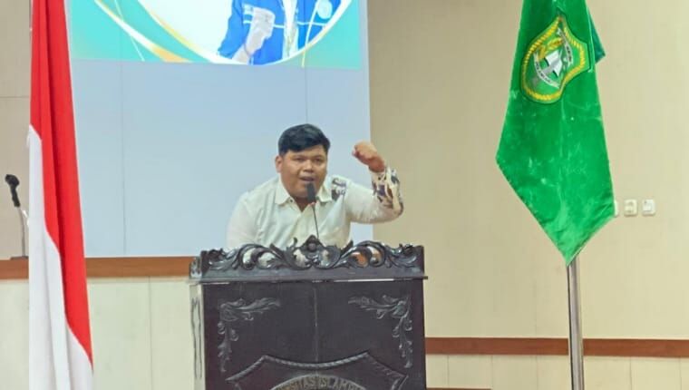 Presiden Mahasiswa terpilih Universitas Islam Riau (UIR) periode 2025–2026, Muhammad Ramadhanu Hasibuan.(ist)
