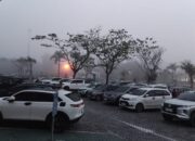 Kabut Tebal, Sejumlah Penerbangan Pagi di  Bandara SSK II Pekanbaru Alami Keterlambatan