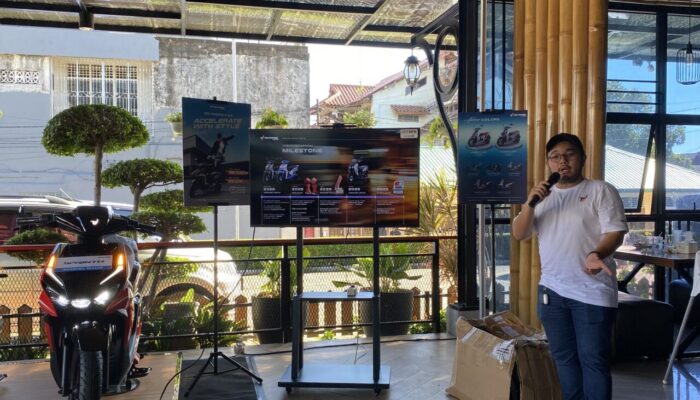 Indomobil Luncurkan Motor Listrik Tyranno, Adora, dan Sprinto di Padang
