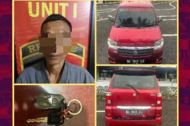 Pencurian Mobil RSIA Sayang Ibu Terungkap Berkat Informasi Warga. (dok.polrestanahdatar)