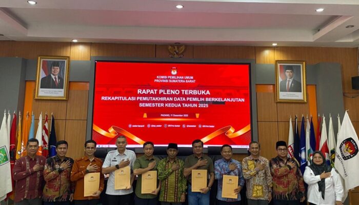 KPU Sumbar Tetapkan 4.22 Juta Pemilih, Data Pemutakhiran Berkelanjutan