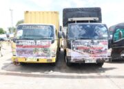 IJTI Korwil Sumatera Kirim Dua Truk Logistik ke Lokasi Bencana Sumbar