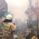 Pasar Induk Kramat Jati Terbakar, Pedagang Alami Kerugian Miliaran Rupiah. (dok. Damkar Jakarta)