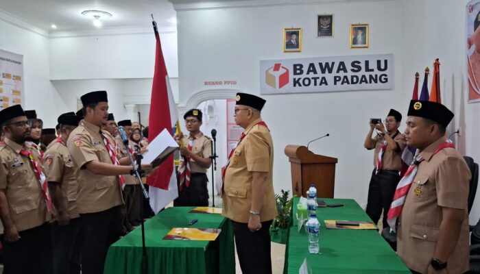 Saka Adhyasta Pemilu Padang Dilantik, Fokus Cegah Politik Uang
