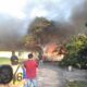 Beginilah penampakan kebakaran hebat di asrama tim Intel Korem 031/Wirabima di Kota Pekanbaru, Riau, Rabu (31/12/2025) sore.