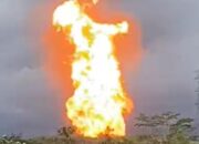 Begini Kronologi Pipa Gas PT TGI di Inhil Bocor dan Semburkan Api