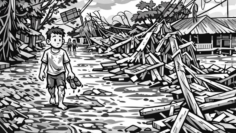 Ilustrasi bencana alam.(ist)