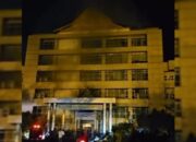Diduga Insiden Kebakaran, Kantor Bupati Inhil Dikepung Asap