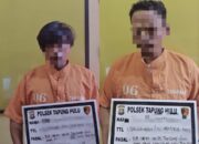 Digerebek Tengah Malam di Gubuk Terpencil, Polsek Tapung Hulu Tangkap Dua Pengedar Sabu