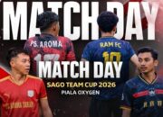 PS Aroma Taram Tantang RAM FC Payakumbuh pada Pembuka Sago Team Cup 2026