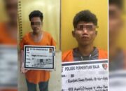 Kepergok Saat Ronda, Dua Pencuri Aki dan Uang Pos Kamling Diciduk Warga di Kampar