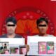 Dua tersangka narkotika saat diamankan polisi di Mapolres Payakumbuh. (dok.hmsPolrespayakumbuh)