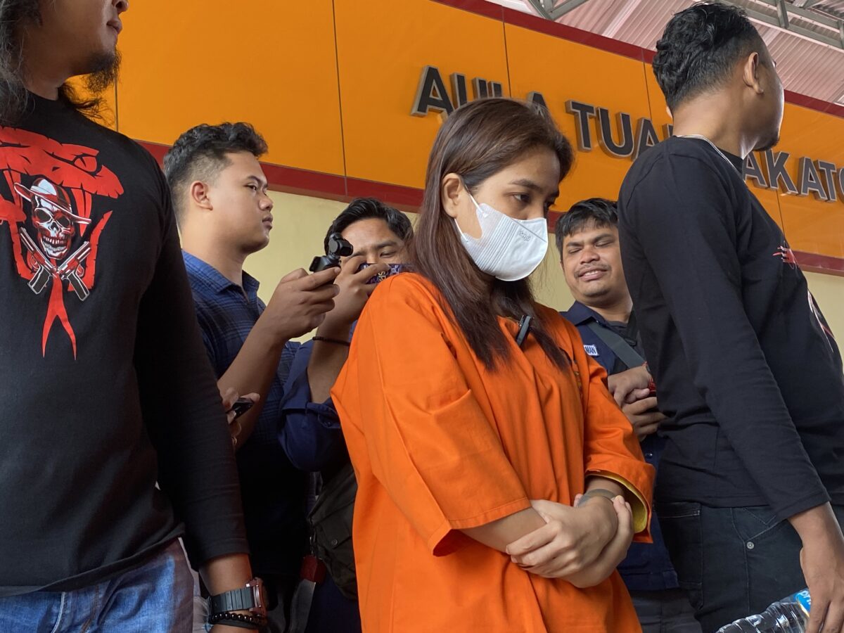 Pelaku pengedar sabu di Pasar Gaung Kota Padang. (Foto: Ingatlah)