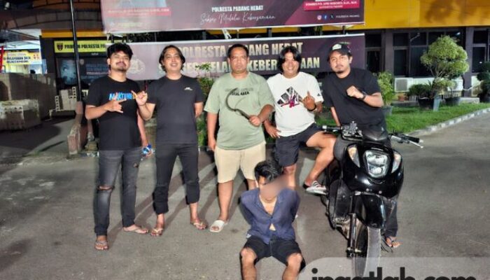 Bawa Celurit di Kawasan Masjid Al-Hakim, Seorang Pria Diamankan Tim Klewang