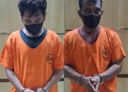 Dua Pengedar Sabu Diciduk di Kebun Sawit Hangtuah, Satu Sempat Kabur sebelum Dibekuk Polisi