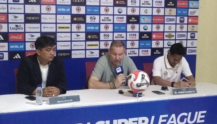 Semen Padang FC Kalah dari Persis, Dejan Antonic: Saya Malu