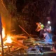 Tak Temukan Aktivitas, Polisi Musnahkan Pondok PETI di Batang Ombilin. (ist)