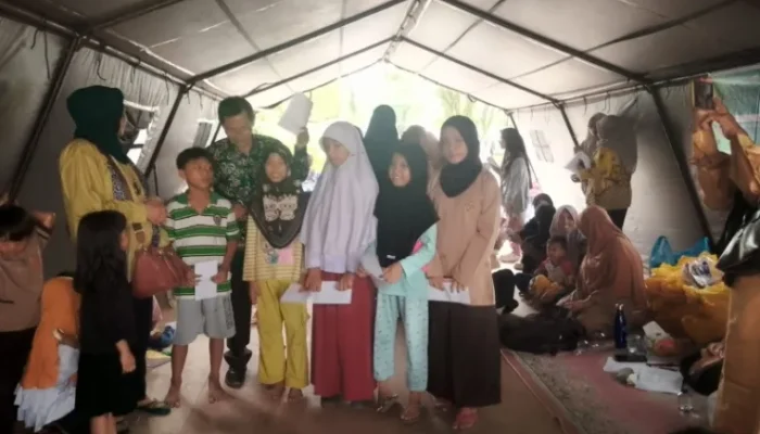 Lewat Menulis, SatuPena Sumbar Bantu Pulihkan Trauma Anak Korban Gempa