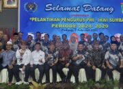 PWI dan IKWI Sumbar Resmi Dilantik Akhmad Munir