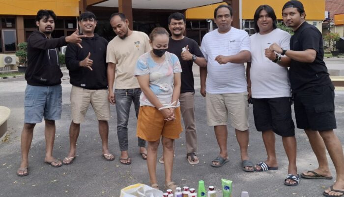 Pencuri Produk Kecantikan di Orenji Padang Ditangkap Tim Klewang
