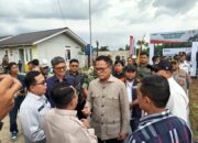 Groundbreaking Huntap Tanah Datar, Simbol Kebangkitan Ekonomi Pascabencana