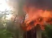 Rumah Kontrakan Dua Petak di Sukajadi Pekanbaru Ludes Terbakar