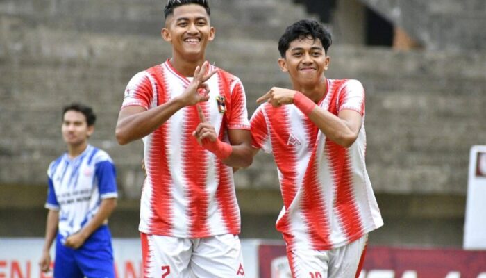 Hattrick Carel Syadef Bawa PSP Padang Bungkam Kompak Kampung Pisang