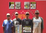 Empat Pelaku Judi Song Ditangkap, Polres Payakumbuh Sita Ratusan Kartu Remi