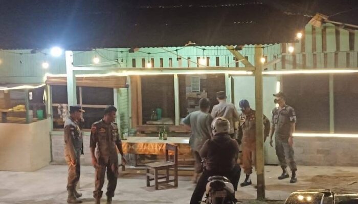 Satpol PP Dharmasraya Patroli Cipta Kondisi Jelang Ramadan 1447 H