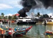 Tiga Speedboat Terbakar di Batang Arau Padang