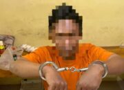 Digerebek Tengah Malam! Pria di Kampar Kiri Tengah Ditangkap, 2 Paket Sabu Diamankan Polisi