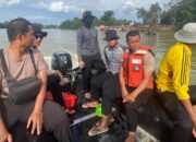 Balimau Kasai, Kasat Samapta Polres Kampar Turun Langsung Patroli Sungai Kampar
