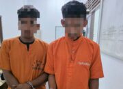 Polsek Kampar Bongkar Pencurian Kios Agen BRILink di Rumbio Jaya, 2 Pemuda Dibekuk Usai Terekam CCTV